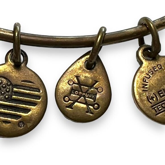 Alex and Ani Energy Womens Bangles Charm Bracelets Set of 2 Fashion Jewelry - Picture 7 of 16